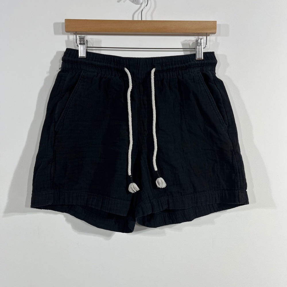 Old Navy Beachy Fisherman Preppy Cotton‎ Gauze Shorts Drawstring Womens Small